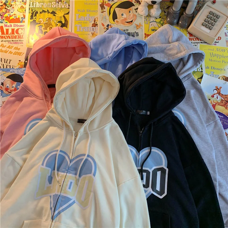 

Printed Hooded Sweatshirt Casual Trend Streetwear Hiphop Tops Loose Men's Clothing Long Sleeve Pullover Outer Wear Autumn Winter