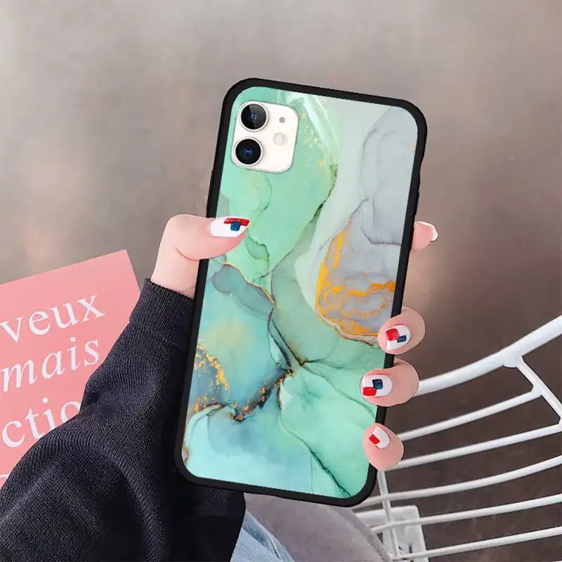 

Marble aesthetics pattern Phone Case for iPhone 11 12 pro XS MAX 8 7 6 6S Plus X 5S SE 2020 XR