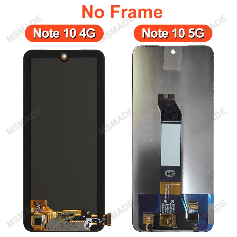 Pantalla LCD Original para Redmi Note 10, 4G, M2101K7AI, 5G, POCO M3 Pro, M2103K19G-4