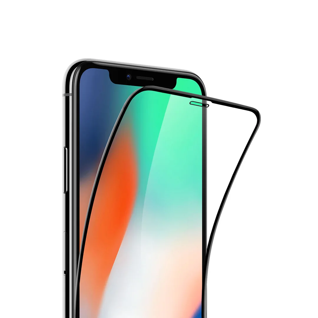 Xiaomi 3D Full Coverage Screen Protector Scratchproof Tempered Glass Cover Film For iPhone XS MAX/XS/X/XR/8P/8/7P/7 | Мобильные