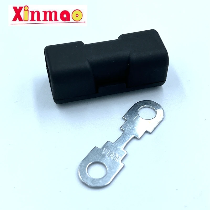 

Fork bolt automobile fuse + holder low voltage 32V flat plate base large medium small line bolt type