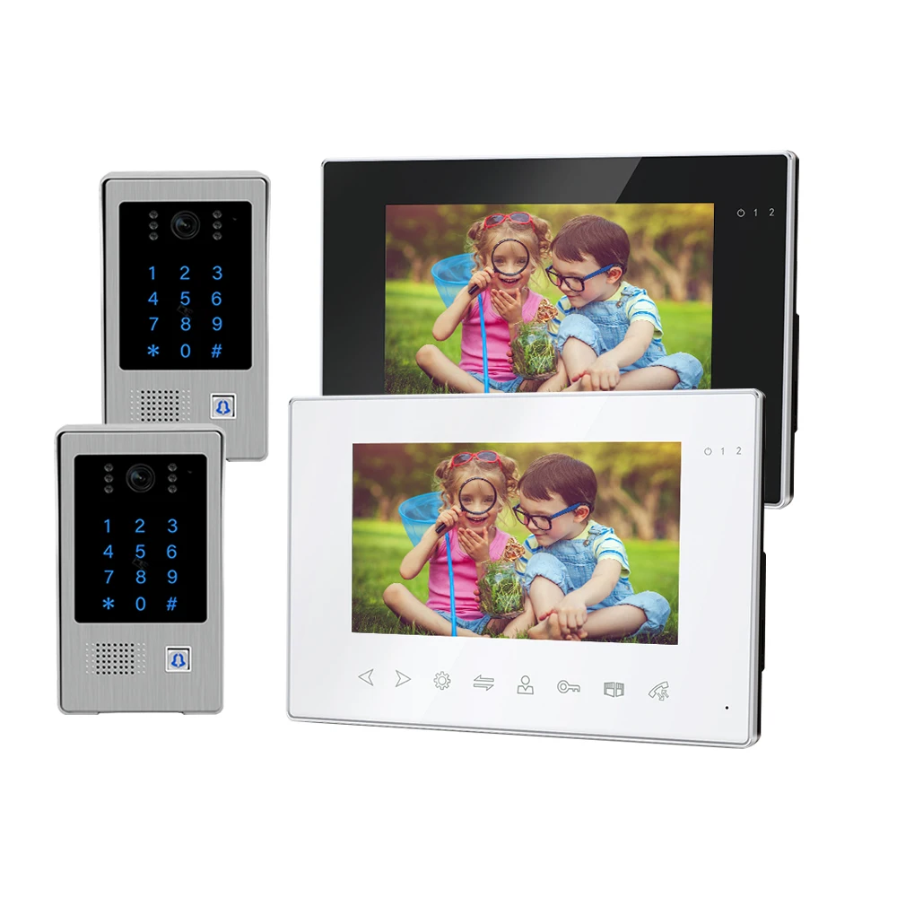 Умный видеодомофон Joytimer 1080P Tuya с клавиатурой кода двери/RFID картой/приложением для