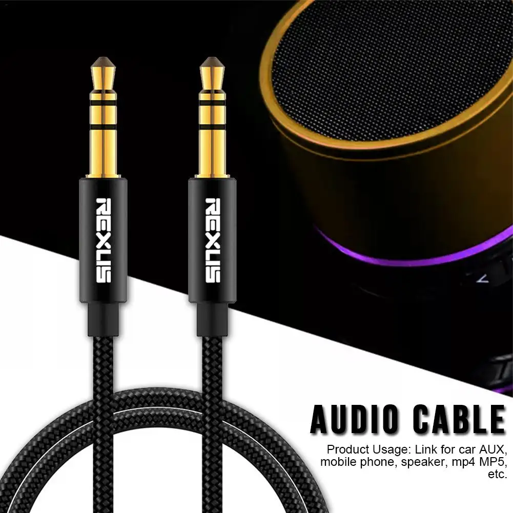 Аудио вспомогательный стерео кабель 3 5 мм джек мужчин и домкрат для наушники