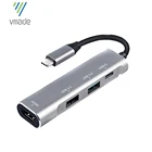 USB Type C хаб Thunderbolt 3 адаптер Dex Station для Samsung Galaxy Note 8 S9 S8 с 4K USB MacBook Pro Huawei Mate 20 P20