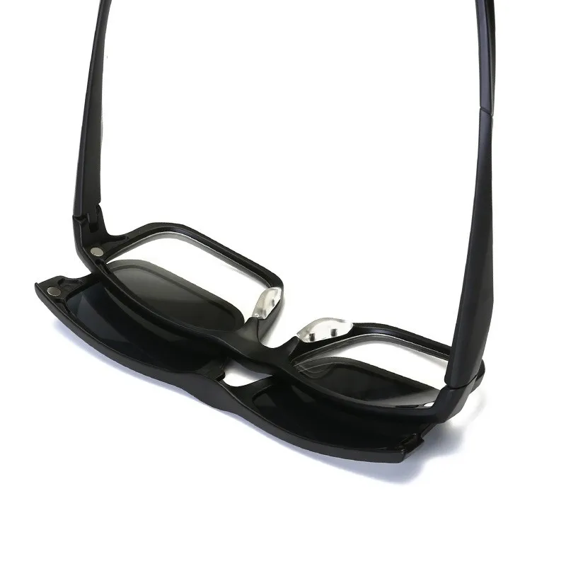 Магнитные солнцезащитные очки Vazrobe (5 линз) TR90 для мужчин и женщин поляризованные