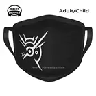 Одноразовая маска для рта с надписью наружного расположения, мягкие теплые маски для лица, маски для лица с надписью наружного расположения, неизвестный солдат Корво, убийца, темная Карнака, 2 пожилых человека