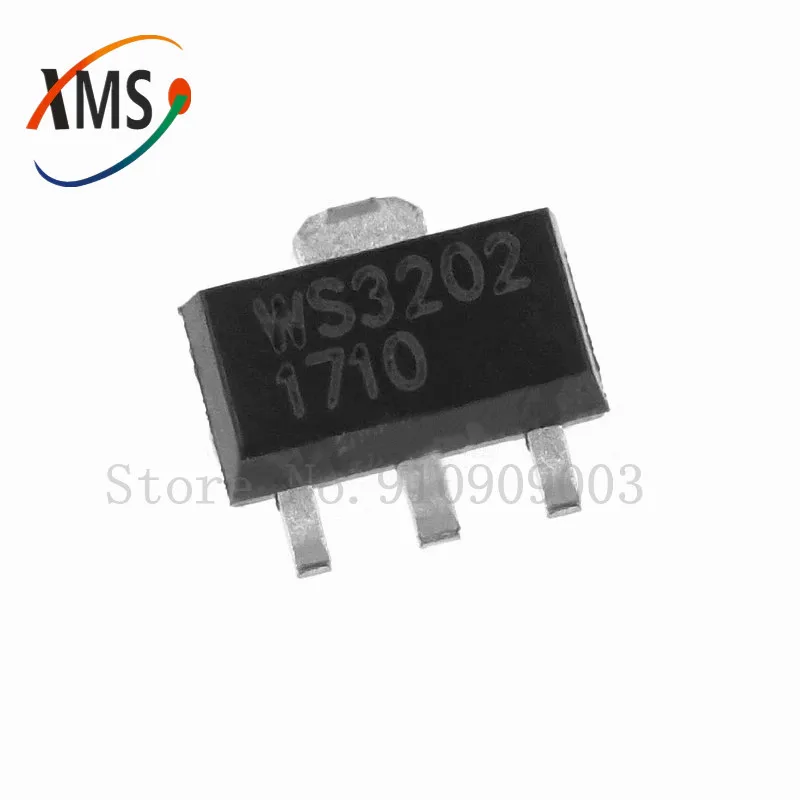5 шт. WS3202 СОТ 89 WS3202K 3/защитный чехол для мобильного телефона SOT89 сот 3|Интегральные