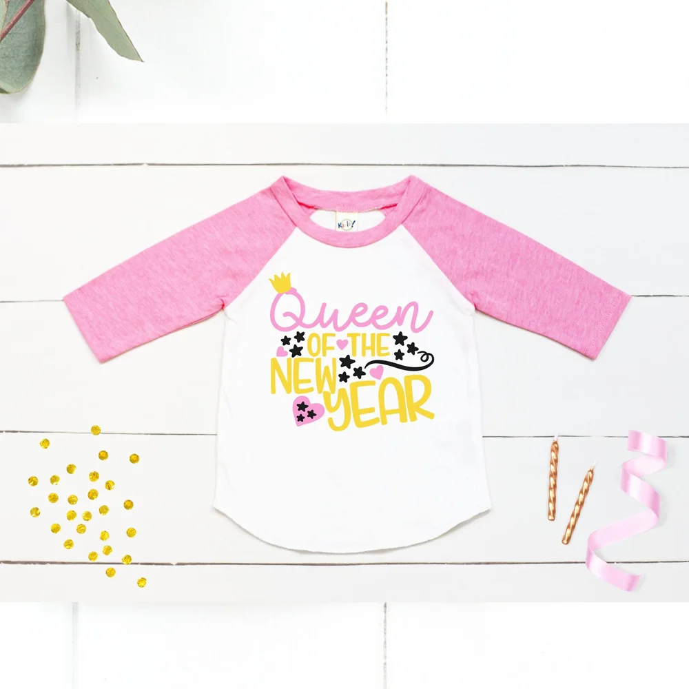 Персонализированная рубашка Королева Нового года Новогодняя для малышей