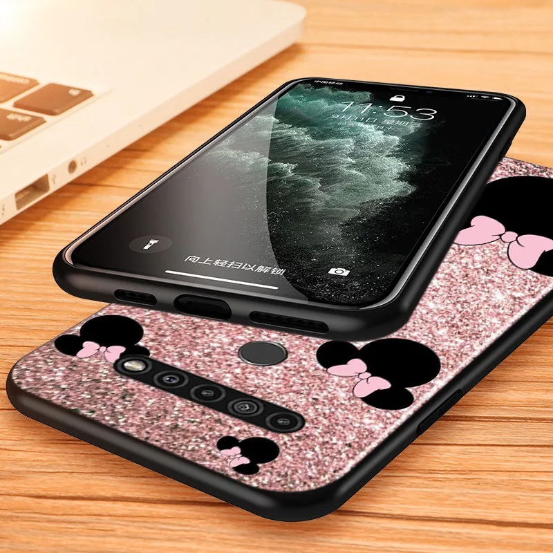 Black Soft Red Mickey Minnie For LG K92 K62 K52 K42 K31 K22 K71 K61 K51S K41S K30 K20 G8 G8S G8X ThinQ Phone Case