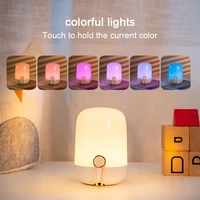 led portable night light creative valentines day gift usb charging bedroom bedside lamp hanging style night feeding lamp
