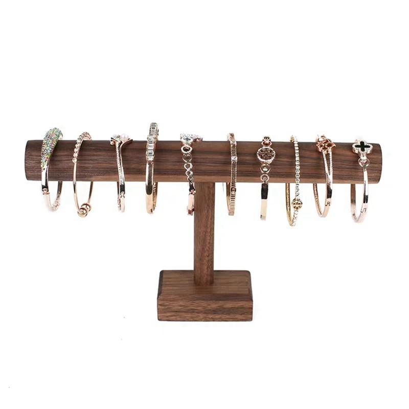 

Black Walnut Solid Wood Bracelet Stand, Bracelet Display Stand, Solid Wood Jewelry Display Stand, Jewelry Display Props