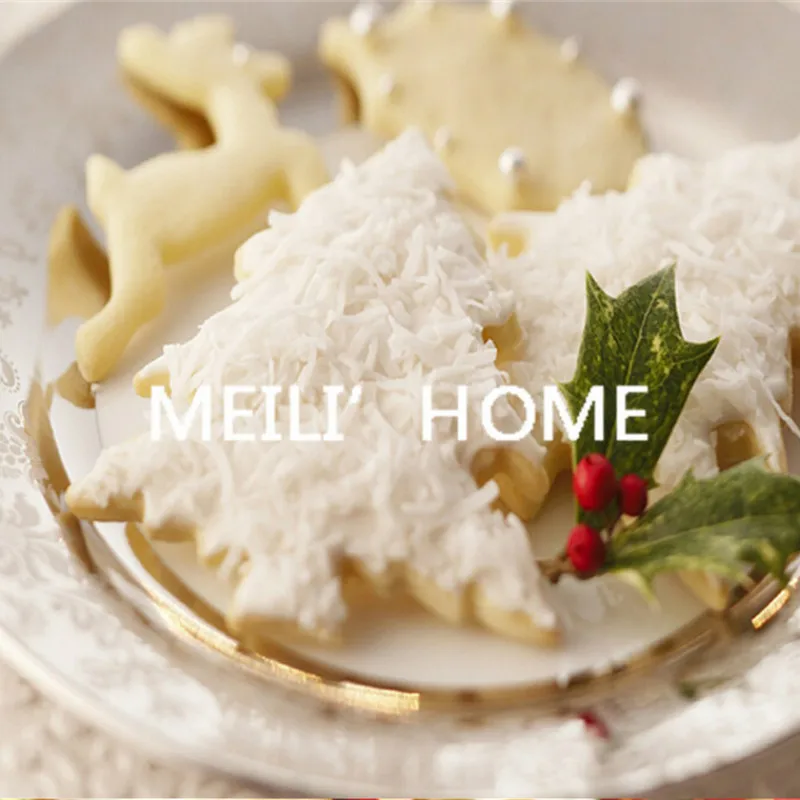 Алюминиевая форма в форме рождественской елки инструменты для работы печенья