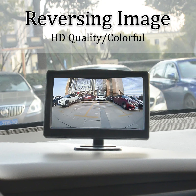 Монитор SINOVCLE автомобильный 4 3 &quotдля камеры заднего вида TFT LCD дисплей HD Digital дюйма