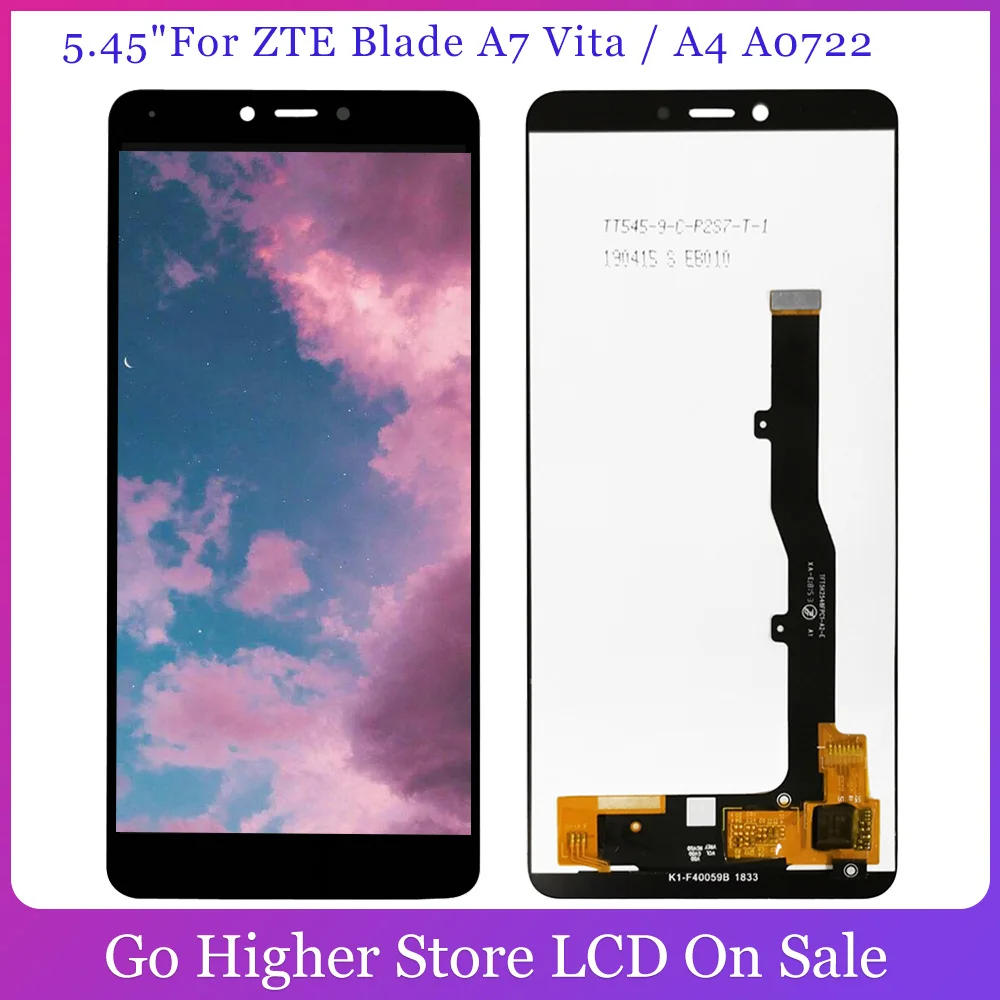ЖК дисплей 5 45 дюйма для ZTE Blade A7 Vita / A4 A0722 с сенсорным экраном и дигитайзером в
