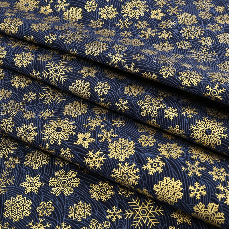Хлопковые ткани с рождественским принтом японская бронзовая ткань для подушек и
