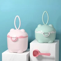 new baby milk powder portable cute pig food storage box essential cereal infant milk powder box toddle snacks container