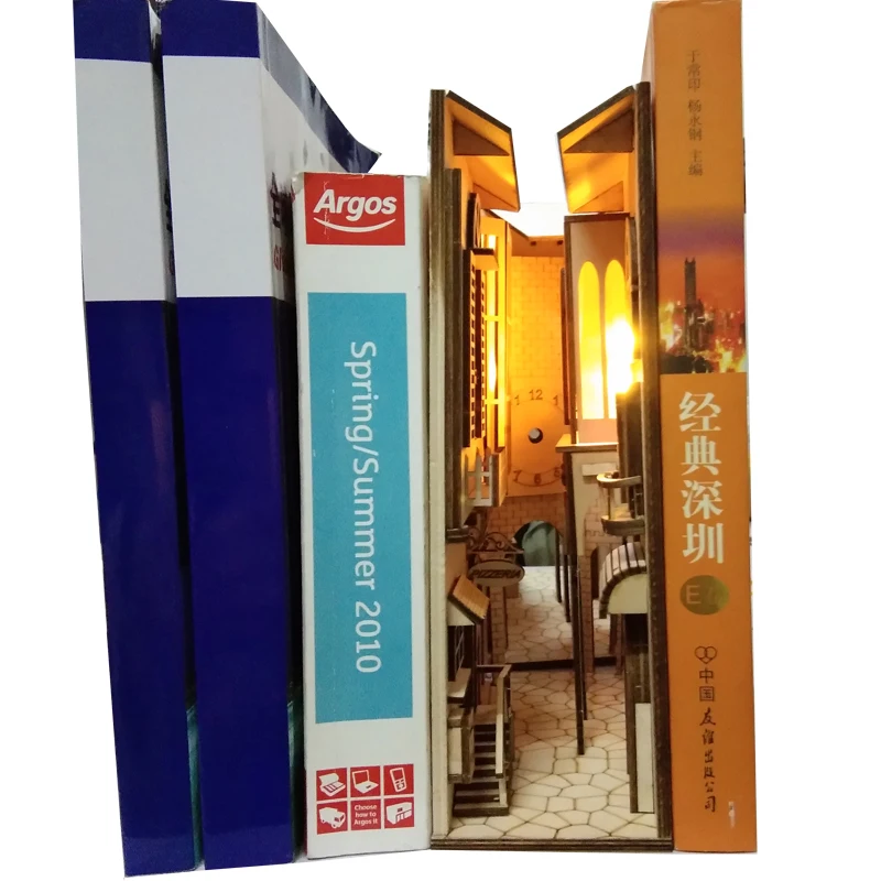 Набор для самостоятельной сборки деревянная книга Diagon Alley Nooks Art Bookends в