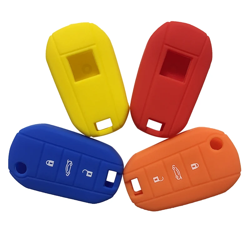 

Key Case For Citroen C-Elysee C3-XR 190THP 2019 2018 Key Cover for Peugeot 301 508 408 2008 3008 Car Key Cover Case for Keys