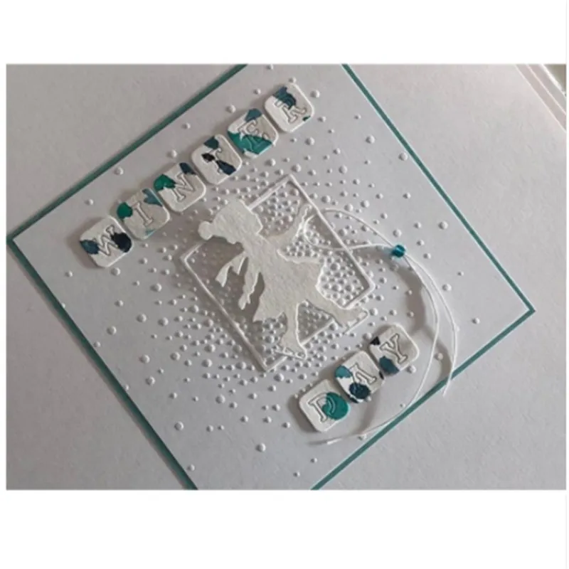 Маленькие квадратные буквы металлические режущие штампы для поделок