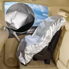 Автомобильный козырек от солнца для детского сиденья алюминиевая пленка защита от УФ-лучей складной летний пылезащитный чехол для детей детский аксессуар