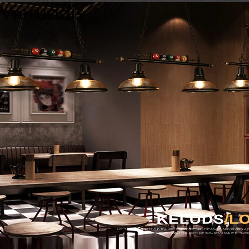 

American Countryside Pendant Light Loft Retro Industrial Hanging Lamp for Dining Table Bar Restaurant Pot Cover Iron Lighting