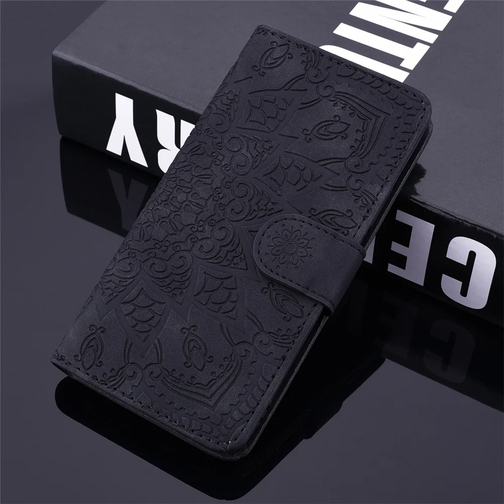 Винтажный чехол для iPhone X, 8, 7, 6 S, 6 Plus, XS Max, XR, флип-чехол, простые Чехлы, книга, Ретро стиль, кожзам, кошелек, подставка, держатель, чехол для телефона - Цвет: no logo Black