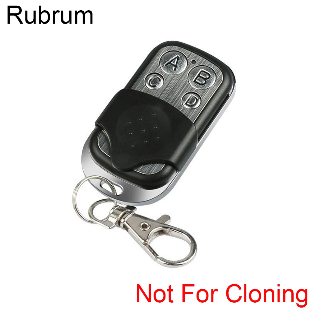 

Rubrum 433mhz Universal Wireless RF Remote Control Electric Gate Key Fob Learning Code Garage Door Controller Included Battery