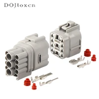 151020 sets 11 pin automobile waterproof grey wiring plug electric harness male female connector with terminal seal rudder
