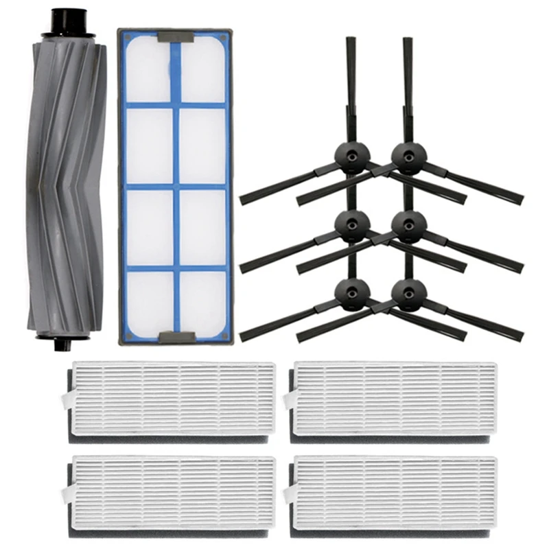 

HEPA Filter Side Brush Primary Filter for Ilife A8 A6 X620 X623 Robot Vacuum Cleaner Parts Roller Main Brush Replacement