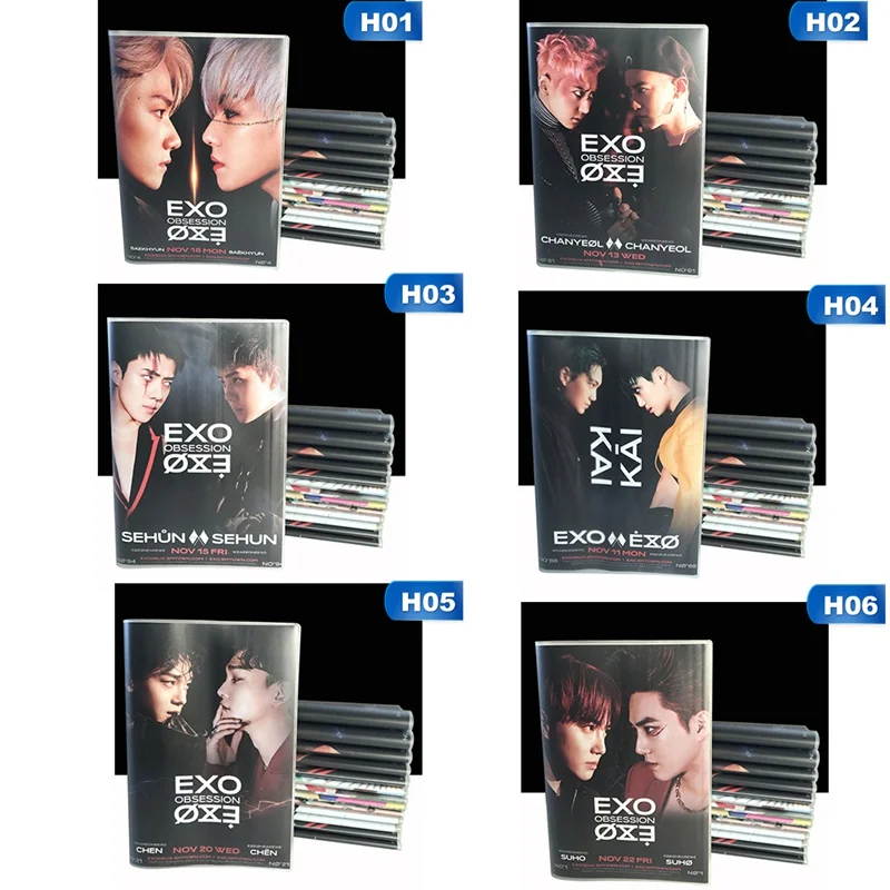 1 шт. EXO новый альбом мини дневник записная книжка канцелярская книга блокнот s