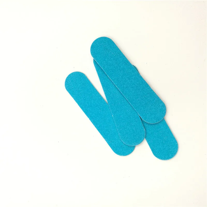 10 шт./компл. одноразовые мини пилки для ногтей ультра тонкие буферные лаймовые