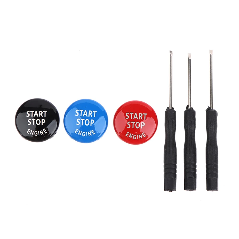 

Car Engine START Button Replace Cover STOP Switch Accessories Key Decor