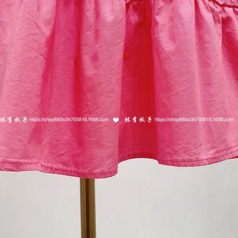 

Girls puff sleeve princess dress 2021 summer new style foreign children's baby short-sleeved dress trend