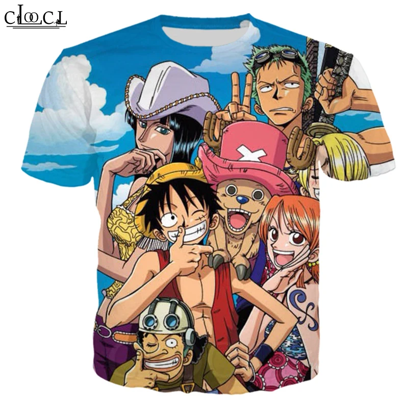 Аниме цельная футболка для мужчин женщин 3D принт короткий рукав спортивный