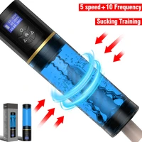 water bath electric penis pump sex toy for men penis extender vacuum pump enlargement enhancer delay training with spa adult toy