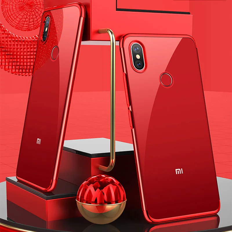 Red 3в1 чехол для Xiaomi Pocophone F1 чехол для Xiaomi Mi A2 Lite Mi A1 Mix 2 2s Max 3 Mi8 чехол для Redmi 6A 6 Pro S2 Note 4X 5A 5 Pro - Цвет: Red