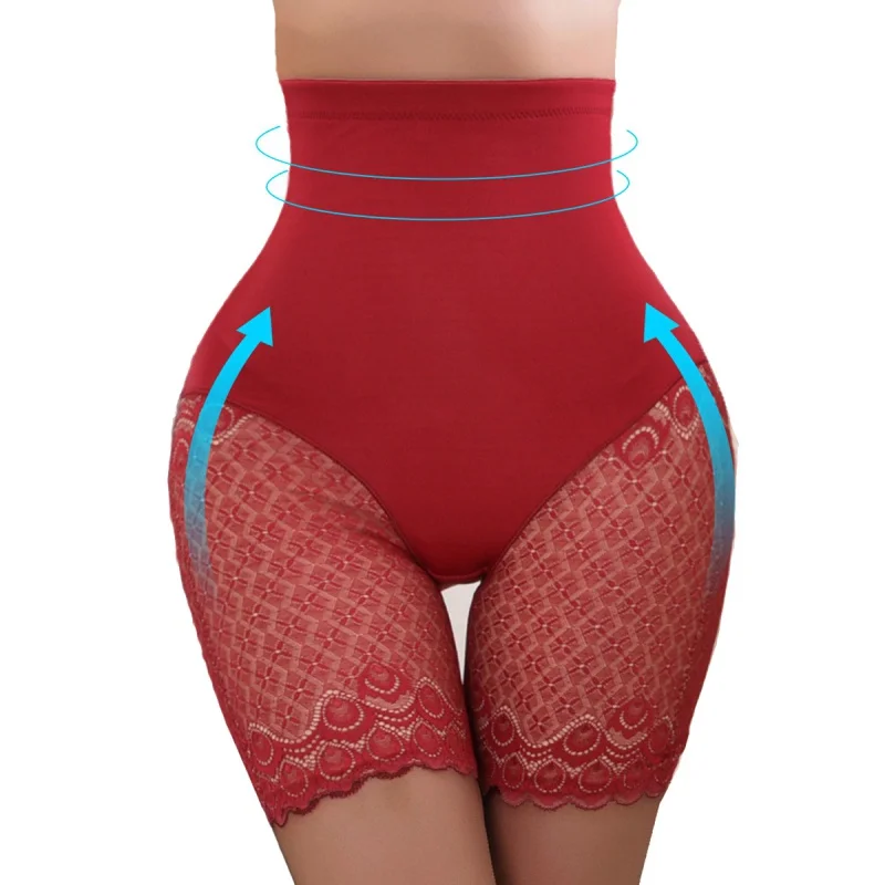

Women High Waist Shaping Panties Postpartum Slimming Body Shaper Tummy Control Underwear Safety Short Pant Shapewear