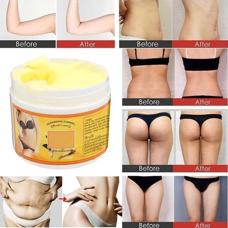 Ginger Fat Burning Cream Anti-cellulite Full Body Slimming Weight Loss Massaging Cream Leg Body Waist Effective Reduce Cream