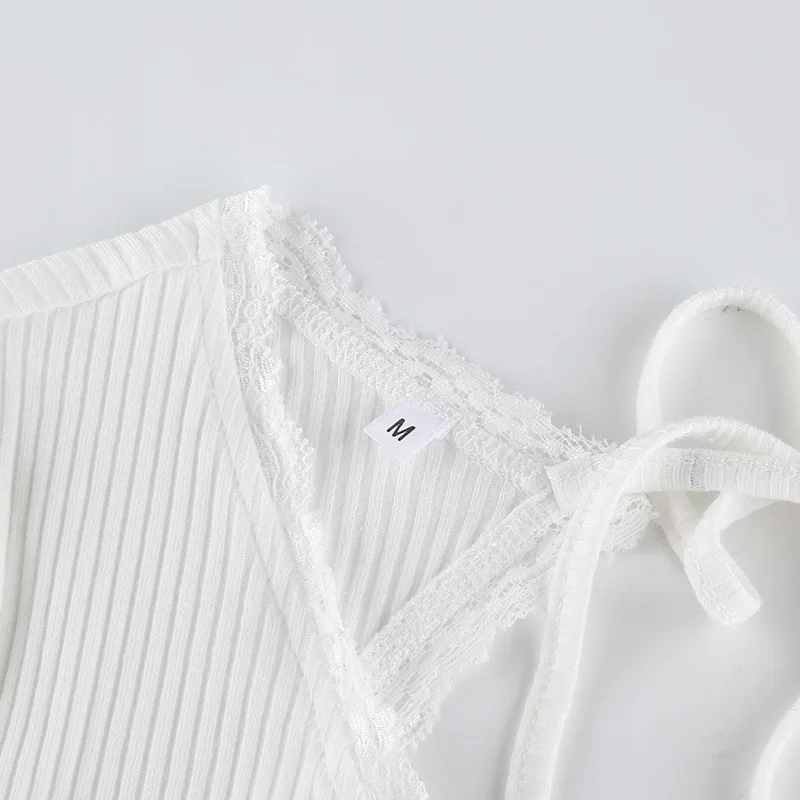 Женские сексуальные с открытой спиной белые футболки в рубчик длинным рукавом