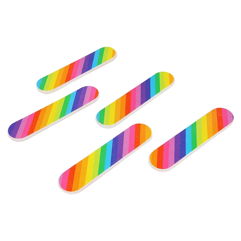 Набор пилок для ногтей из наждачной бумаги 5 шт.|Пилки и буферы| |