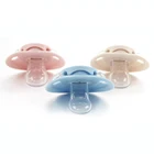 1x Соска-пустышка для новорожденных мальчиков и девочек, Ортодонтическая силиконовая, соски-пустышки, 0-18 месяцев
