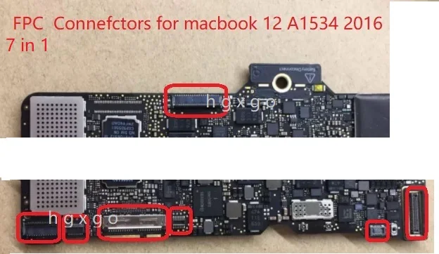 Абсолютно новый для MACBOOK 12 &quotA1534 2016 2017 разъемы платы ЖК edp trackpad spi правое/левое