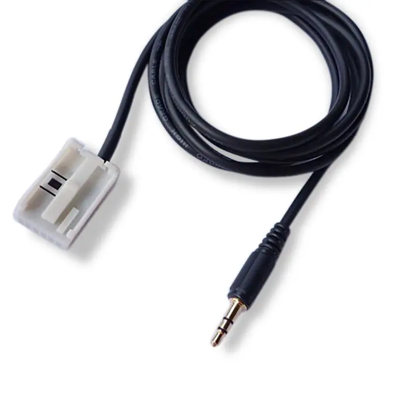 

Car Aux Cable 3.5MM Jack Interface Car Audio Adapter Fit for BMW E60 E63 E64 E66 E81 E82 E70 E90