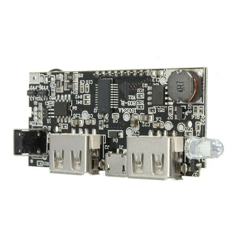 Mobile Power Bank Battery Charger Module Board Dual USB Digital Display 5V 1A/2.1A DQ-Drop | Электроника