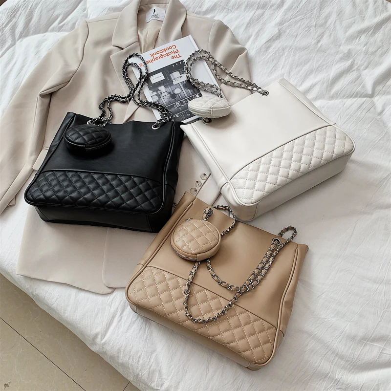 Новые осенние и зимние большие сумки для женщин 2020 сумка через плечо из