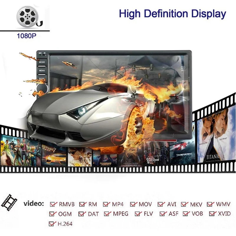 Android 9 0 Автомобиль Радио Стерео 7 дюймов емкостный сенсорный экран свяжитесь