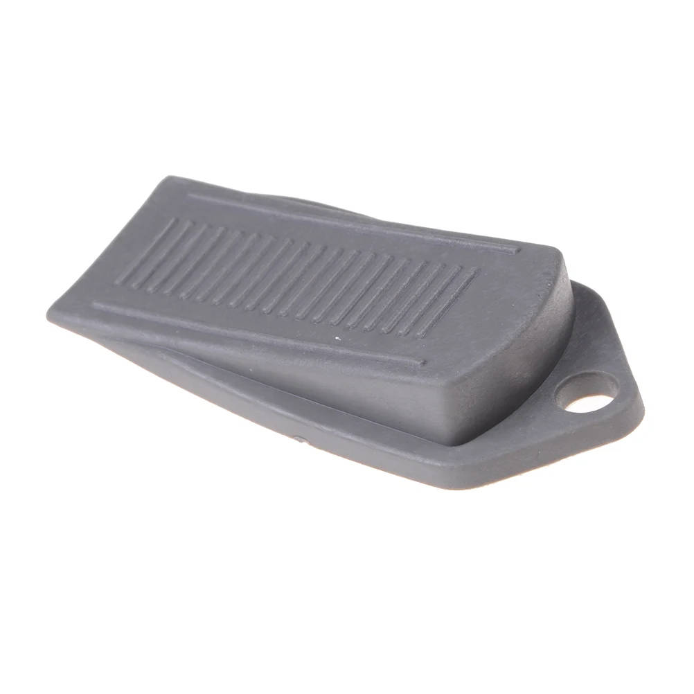 

2pcs Door Wedge Shaped Rubber Door Stops Non-Slip Black Rubber Door Buffers