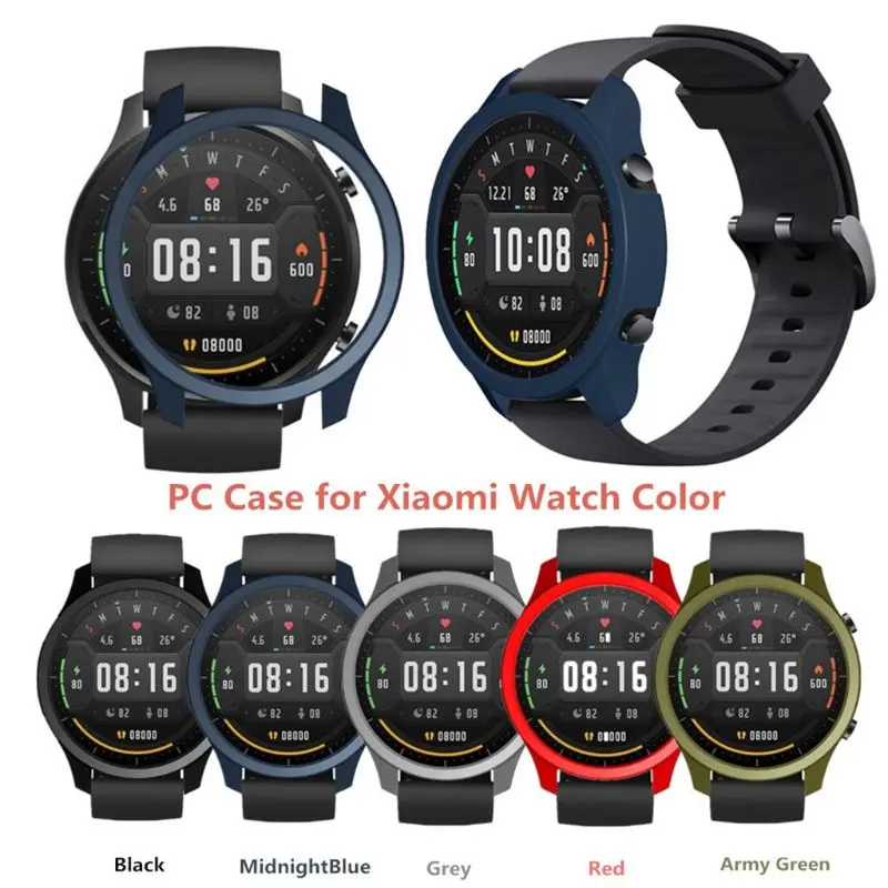Чехол из поликарбоната защитная рамка для часов Xiaom цветной смарт чехол цветных
