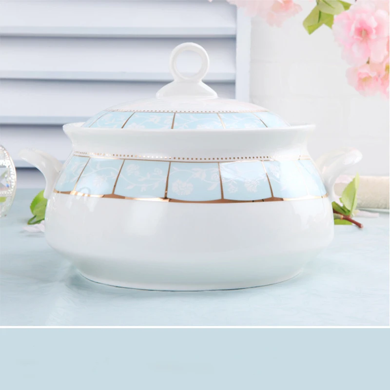 Jingdezhen Ceramics Dinnerware Set Kitchen Tableware Dinner Dish Ceramic Plates and Dishes Bowls 60pcs Combination | Дом и сад