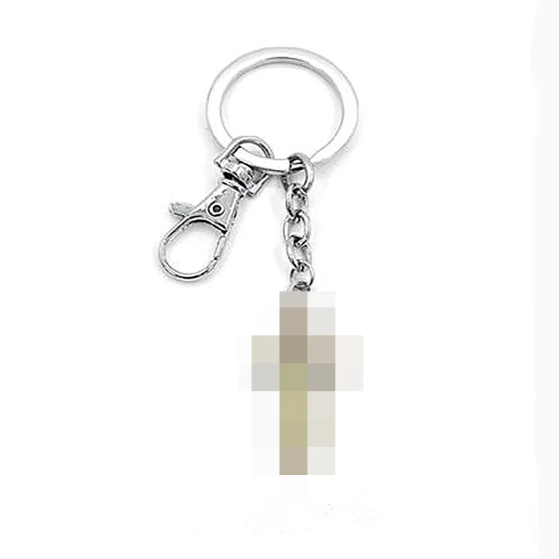 Брелок с рисунком из игры розовое кольцо для ключей мужчин и женщин модные